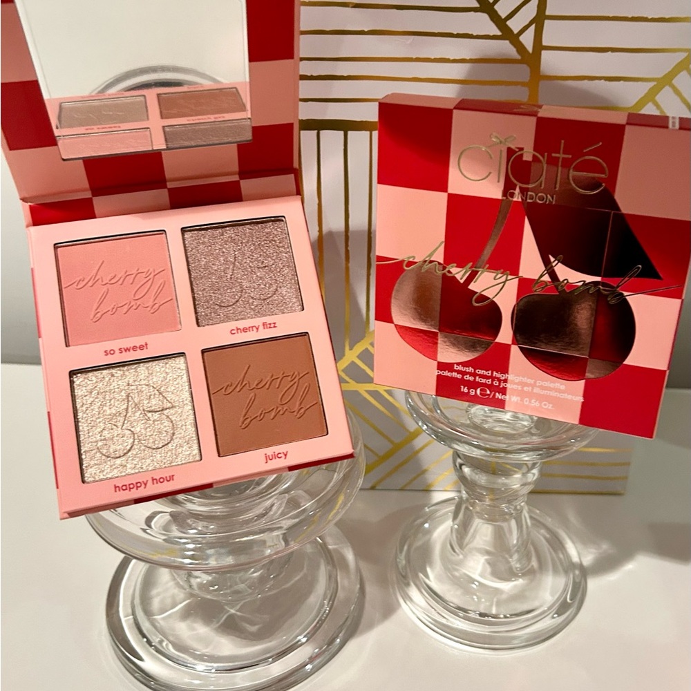 💖✨ Ciate London 🍒 Cherry Bomb Palette 🍒 Blush Bronzer Highlight 💖✨ 3 for $15